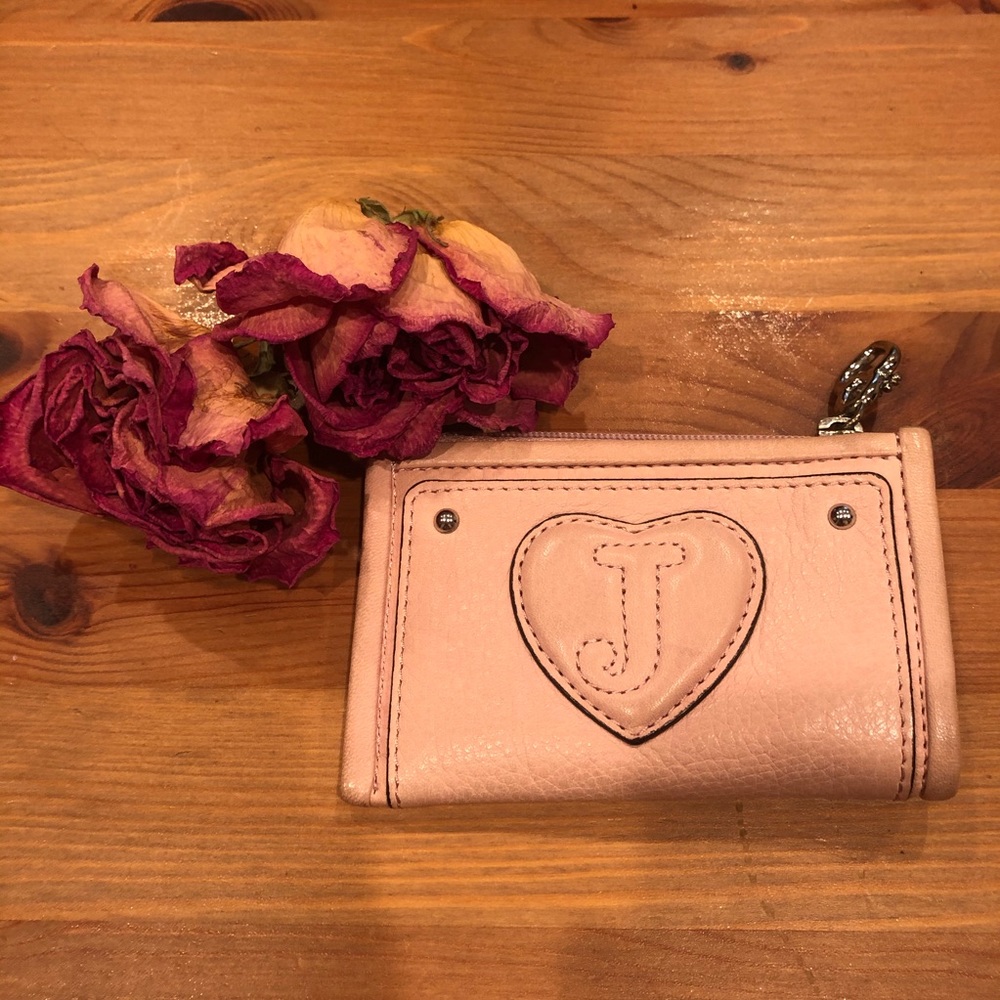 Juicy Couture card wallet w/ zipper